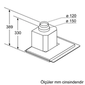 Profilo DVG6D660 Davlumbaz Duvar Tipi 60 Cm thumbnail 7