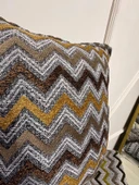 NİVEMESHOME SARI KAHVE KIRLENT KILIFI 45X45 - 1