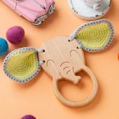 Hobi Baby Ahtapot Figürlü Organik Ahşap Diş Kaşıyı - 5