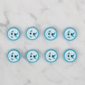 Loren petrol mavi 8 li balık düğme - 577 thumbnail 2