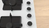 Bosch POP0C2P30O Ocak Set Üstü Gazlı Sert Cam Beyaz - 2