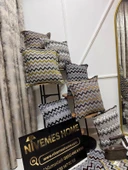 NİVEMESHOME SARI YEŞİL KIRLENT KILIFI 45X45 - 1