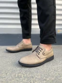 JET-0610 Clasico Bağcıklı Cilt Erkek Günlük Klasik Ayakkabı CST - Gri thumbnail 2