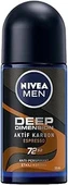 NIVEA Men Erkek Roll-on Deodorant Deep Dimension Espresso 50ml, 72 Saat Anti-perspirant Ter Koruması - 1
