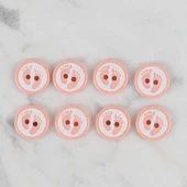 Loren Crafts yavruağzı 8 li ayak izi düğme - 434 thumbnail 2