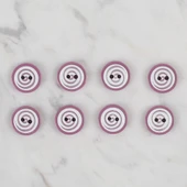 Loren Crafts vişne çürüğü 8 li yuvarlak düğme - 44 thumbnail 2