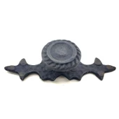 Antika Tarz Dekoratif Pirinç Çizgili Düğme - 25x80 mm, Oksit - 1