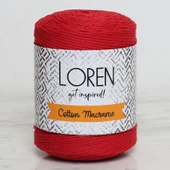 Loren Cotton Macrame Kırmızı - R095 - 34374 thumbnail 1