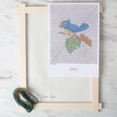 Loren Etamin İşleme Panosu Kiti Kuş - Kod:236 thumbnail 2