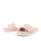 Pudra Pembe Tek Bant Şişme Kadın Terlik thumbnail 3