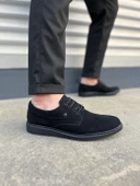 JET-0610 Clasico Bağcıklı Süet Erkek Günlük Klasik Ayakkabı SST - Siyah thumbnail 1