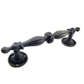 Antika Tarz Dekoratif Pirinç Sütun Çekme Kapı Kolu - 219x49 mm, Oksit - 1