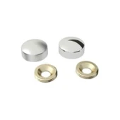 Vida Kapama Kapağı 30 mm, Krom - 2 Adet - 1