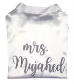 Kişiye Özel Nakışlı Gelin Sabahlığı Mrs. - 3
