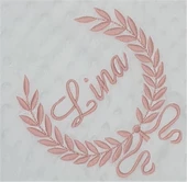 Kişiye Özel Nohut Battaniye Laruel Desenli - 2