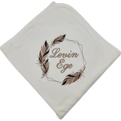 Kişiye Özel Penye Battaniye Tüy Laruel Desenll - 1