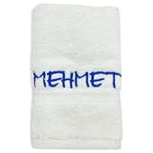 Kişiye Özel Nakışlı Havlu 30x50 Beyaz thumbnail 1