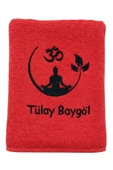 İsimli Yoga Temalı Antreman Havlusu 50x90 cm - 4