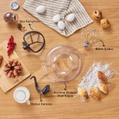 Karaca Pro Artisan Tartılı Dijital Ekran Zaman Ayarlı Döküm Hamur Yoğurma Makinesi Copper Glow 1600W 5L thumbnail 5