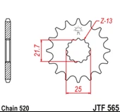 ÖN DİŞLİ KAUÇUKLU veya KAUÇUKSUZ YAMAHA YZF R25 250cc DİŞLİ SAYISI : +1 2015-2024 thumbnail 3