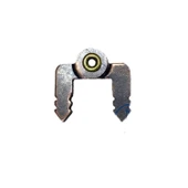 Çakmalı Gömme Menteşe - 17mm, Bakır, 100 Adet - 1