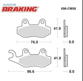 SİNTERLİ FREN BALATASI TRIUMPH TROPHY SE 1215cc ARKA 2013-2016 thumbnail 2