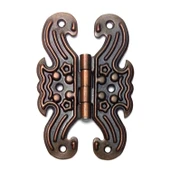 Dekoratif, Sac Kelebek Menteşe - Büyük, Antik, 100 Adet - 1