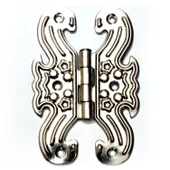 Dekoratif, Sac Kelebek Menteşe - Büyük, Nikel, 1 Adet - 1