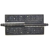 Antika Tarz Dekoratif Pirinç Lüks Okka Menteşe - 20cm, Oksit - 1