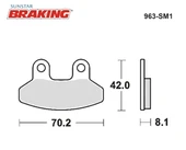YARI METALİK ÖN FREN BALATASI SYM JOYRIDE EVO 125cc 2009-2015 thumbnail 2