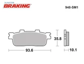 YARI METALİK ARKA FREN BALATASI SYM JOYRIDE EVO 125cc 2009-2015 thumbnail 2