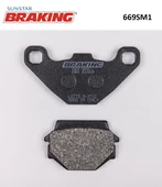 YARI METALİK FREN BALATASI QOODER QUADRO 200cc ÖN İKİ TAKIM KULLANIR 2019-2022 - 1