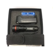 Beyaz Led Işıklı ,şarjlı Pil,şarj Cıhazlı El Fener 620 - 2