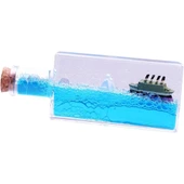 Batmayan Gemi Şişe Akvaryum - 2