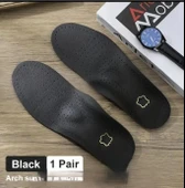 İçe Basma ,Düz Ve Çukur Tabanlar İçin Hakiki Deri Ortopedik Tabanlık- Naturel - 1