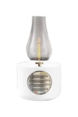 Torima D53 Beyaz Vintage Gaz Lambası Taşınabilir Bluetooth Speaker Ayarlanabilir Işıklı USB Şarjlı thumbnail 5