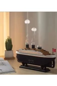 CEYLAN ADAM Titanic Gemi Hava Nemlendirici Işıklı Fonksiyonlu Buhar Makinesi Kumandalı - 1