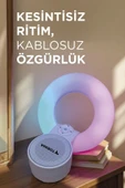 Torima D65 Beyaz RGB Işıklı Kablosuz Bluetooth Hoparlör thumbnail 2
