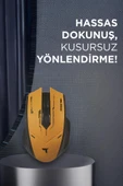 Torima TM-20 Siyah-Sarı Çift Modlu Kablosuz Oyuncu Mouse Fare thumbnail 2