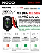 NOCO 6V12V TEKLİ 1 AMPER AKÜ ŞARJ CİHAZI UNIVERSAL cc - 2