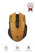 Torima TM-20 Siyah-Sarı Çift Modlu Kablosuz Oyuncu Mouse Fare thumbnail 1