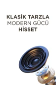 Torima D60 Kahverengi Nostalji Radyo Kablosuz Bluetooth Hoparlör - 4