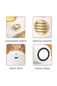 Torima D53 Nikel Vintage Gaz Lambası Taşınabilir Bluetooth Speaker Ayarlanabilir Işıklı USB Şarjlı - 3