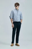 Lufian 111010631 Bert Erkek Keten Pamuklu Gömlek Regular Fit Erkek Gömlek thumbnail 6