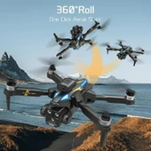 Ozmik C10S Kamera Özellikli Drone  FPV Yeni Başlayanlar ve Çocuklar İçin Katlanabilir Drone 3D - 4