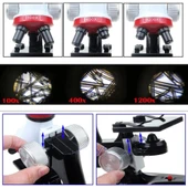 Eğitici Mikroskop Kiti Zoom Led Işıklı 100x 400x 1200x St1200x thumbnail 4