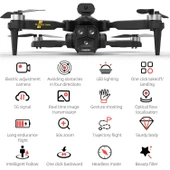 Ozmik C10S Kamera Özellikli Drone FPV Yeni Başlayanlar ve Çocuklar İçin Katlanabilir Drone 3D - 9