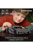 ® Technic Koenigsegg Jesko Absolut Gri Hiper Araba 42173 - 10+ Oyuncak Model Yapım Seti (801 Pr) - 6