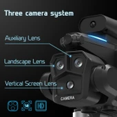 Ozmik C10S Kamera Özellikli Drone FPV Yeni Başlayanlar ve Çocuklar İçin Katlanabilir Drone 3D - 7