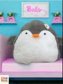 40 cm Sevimli Peluş Penguen Yastık-uyku Arkadaşı-oyuncak çocuk Odası Yastığı-hediyelik - 4